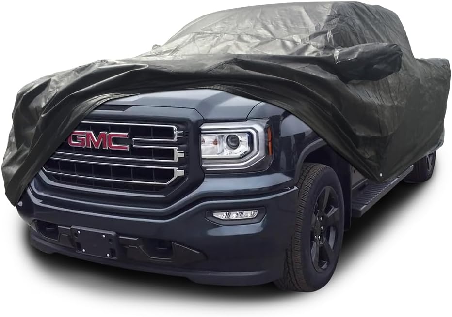Custom-Fit Black Truck Cover for 2003-2019 GMC Sierra 1500/2500/3500 C