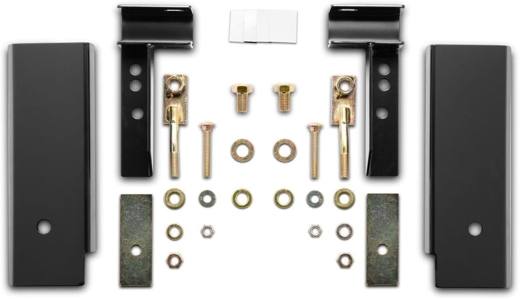 RealTruck BACKRACK No-Drill Hardware Kit Black for Standard Bed Fits 2