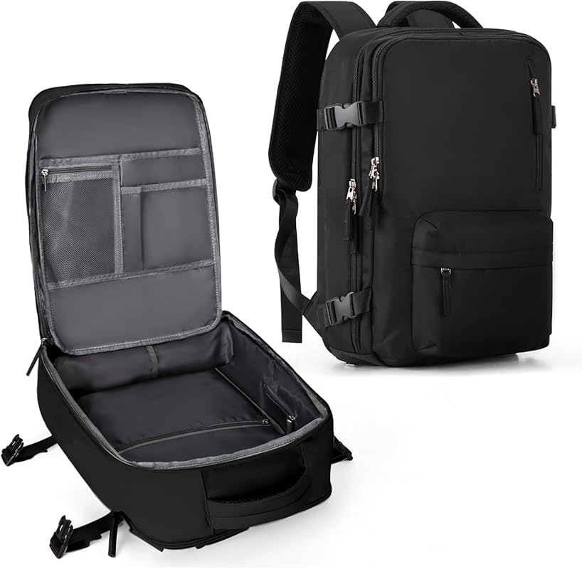 WONHOX Large Carry-On Travel Backpack Flight Approved Laptop Business 