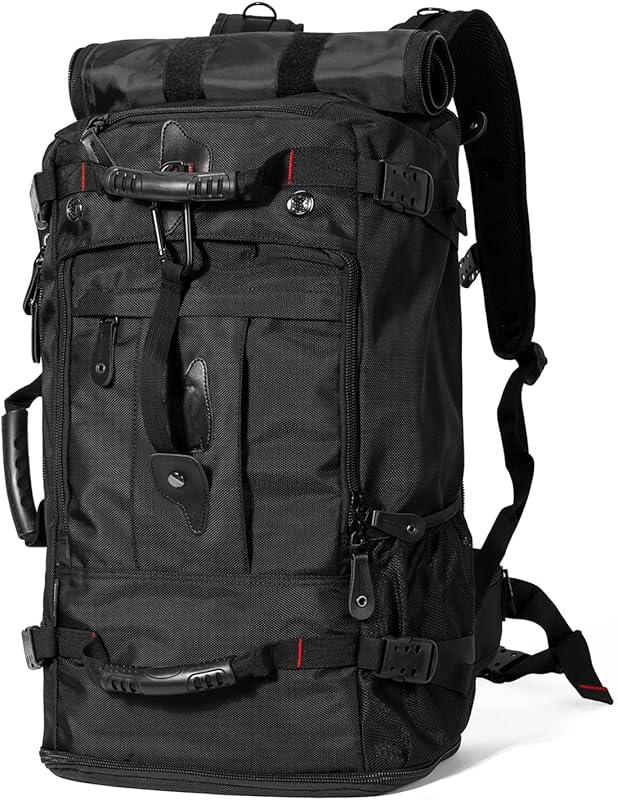 YOUMIAN 60L Large Capacity Convertible Travel Hiking Duffle Backpack C