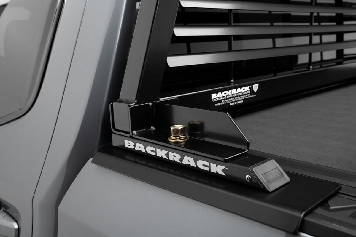 RealTruck BACKRACK No-Drill Hardware Kit Black for Low-Profile Tonneau