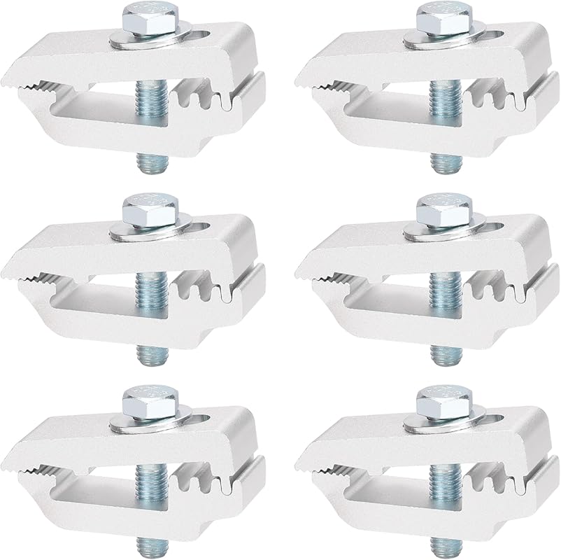 Hromee Low Pro Mounting Clamps for Truck Topper, Cap, Camper & Edge To