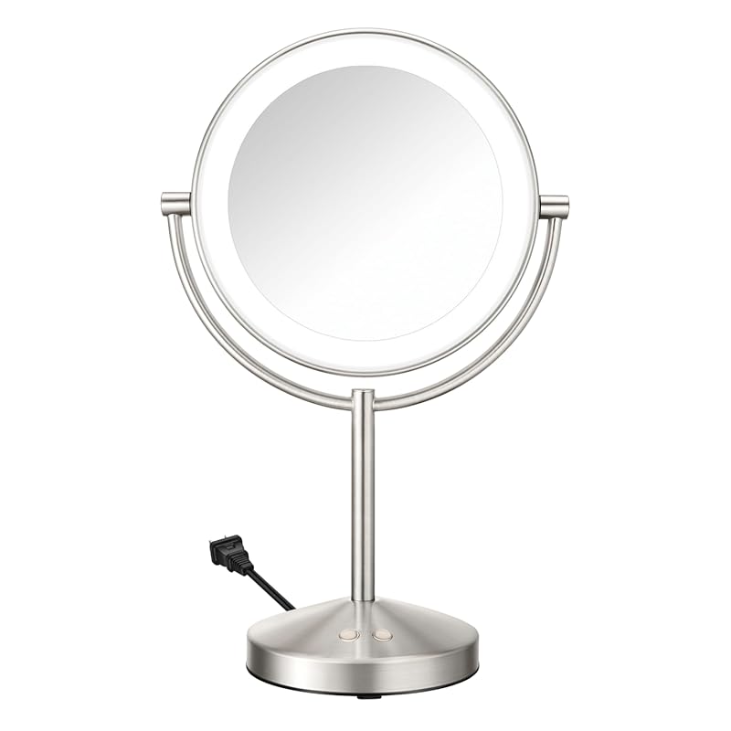 Conair Double-Sided LED Lighted Makeup Vanity Mirror 1X/10X Magnificat