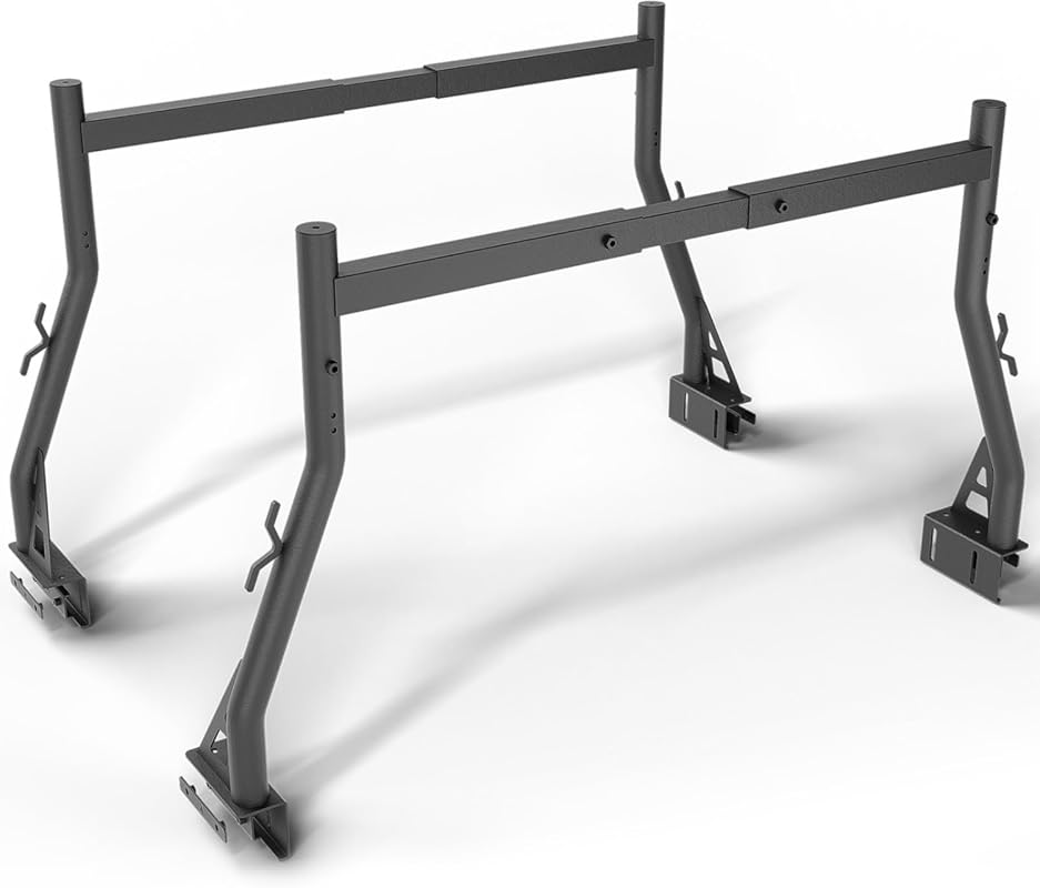 YZONA Heavy Duty Universal Truck Bed Ladder Rack No-Drill 900lbs 53-68