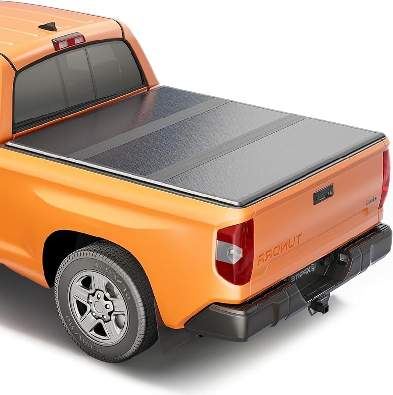 Xprite Hard Folding Tri-Fold Tonneau Cover for 2022-2026 Toyota Tundra