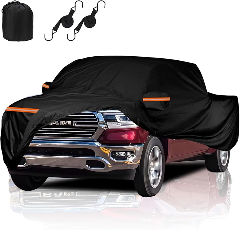 Waterproof All-Weather Truck Cover for Ram 1500 2009-2025 Quad/Crew Ca
