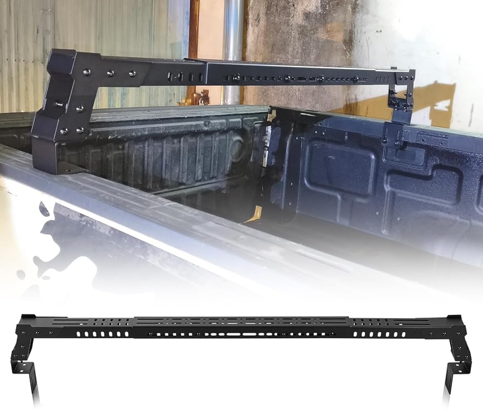 Universal Adjustable Truck Bed Cross Bar 53-73 Inches Wide - Multi-Fun