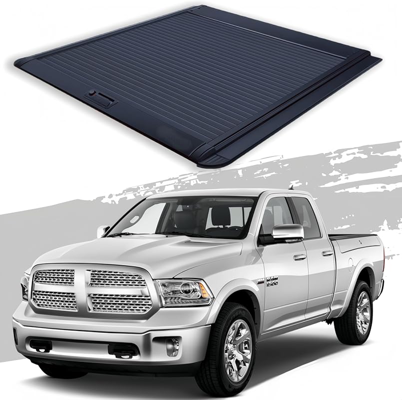 Lockable Retractable Tonneau Cover for 2009-2025 Dodge Ram 1500 5.7ft 