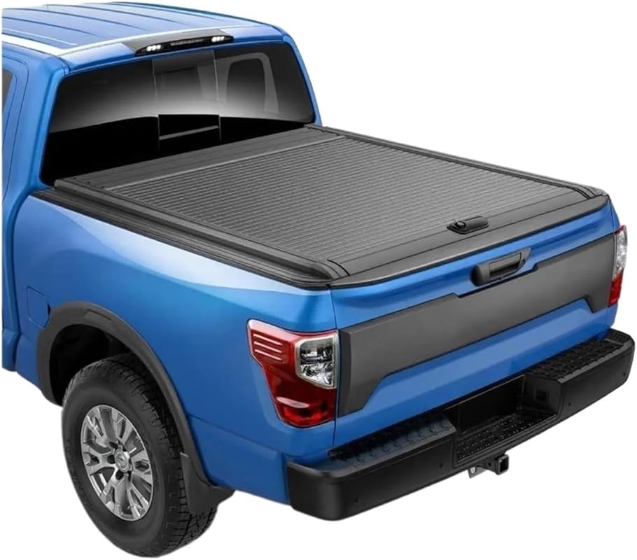 Retractable Hard Tonneau Cover for Nissan Titan 2017-2024 5.5ft Bed 67
