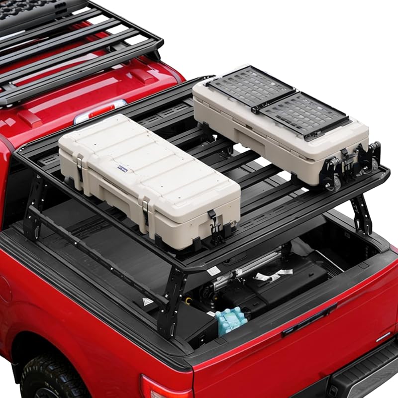 Trumgeta Overland Adjustable Truck Bed Rack for Full-Size Pickups T-Sl