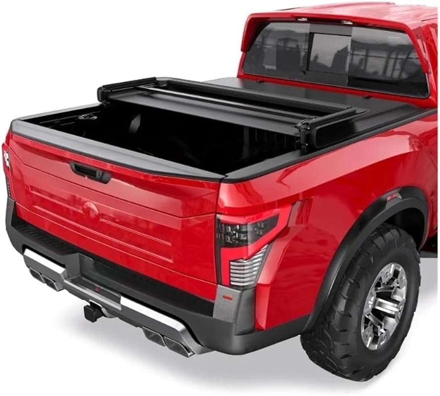 Weatherproof Trifold Soft Vinyl Tonneau Cover for Nissan Frontier 6ft 