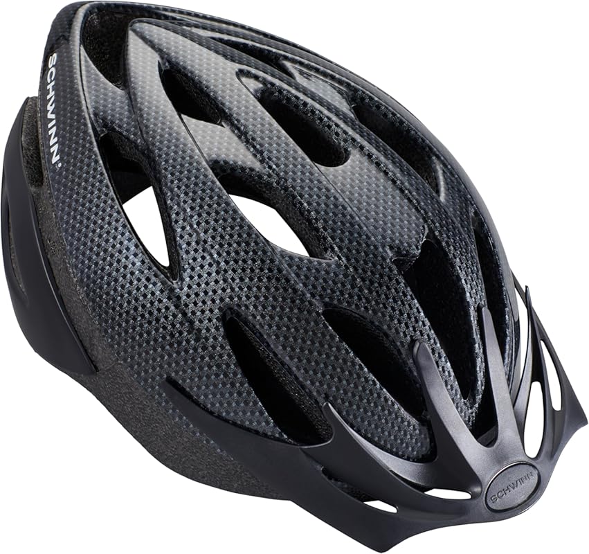 Schwinn Thrasher Adult Bike Helmet with Adjustable Dial, Vents & Visor