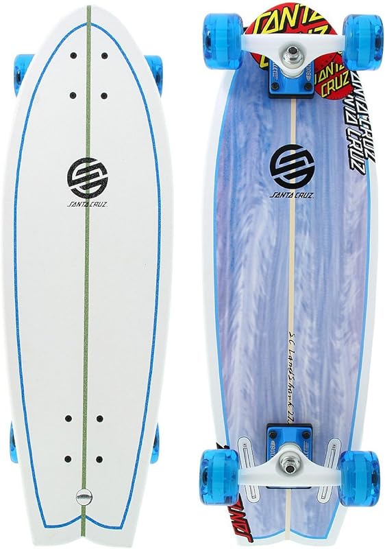 Santa Cruz Youth Land Shark Cruzer Rasta Deck