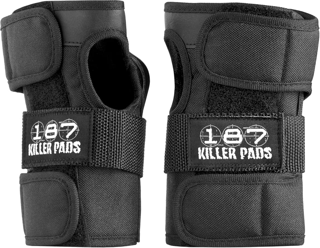 187 Killer Pads Large Wrist Guards for Skateboarding & Inline Skating