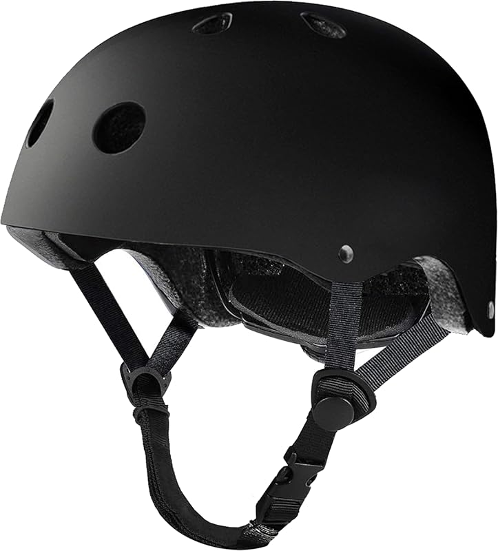 Ventilated Impact-Resistant Skateboard Helmet for Youth & Adults