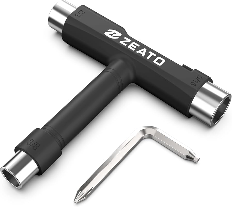 Multi-Function All-in-One Skate Tools with T-Type & L-Type Wrenches