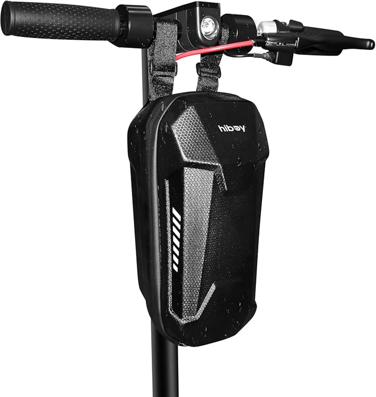 Hiboy 4L Waterproof Scooter Handlebar Bag with Hardshell EVA, Front St