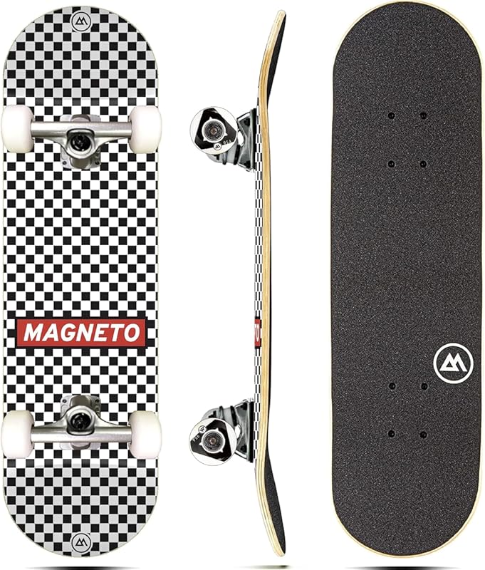 Magneto Complete Cruiser Starter Skateboard - Easy Ride for Beginners