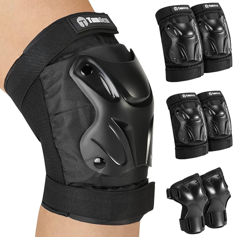 Tanden Adult Roller Skating & Skateboarding Knee, Elbow & Wrist Protec
