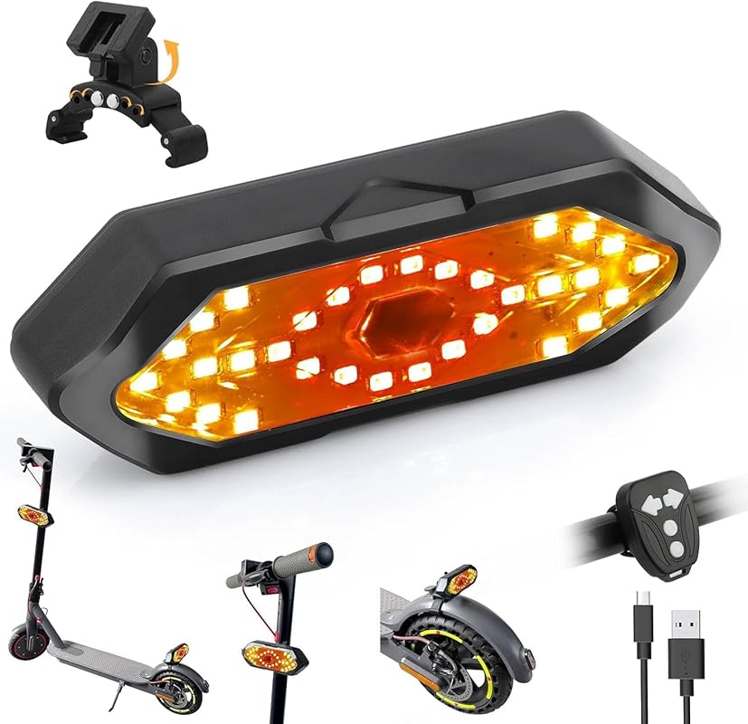 RUISHIKA USB Remote Turn Signal for Electric Scooters & Bikes – Adjust