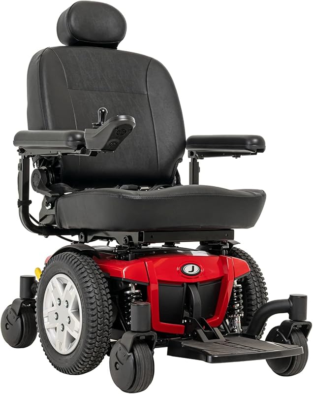 Pride Jazzy 600 ES Power Chair – Mid Wheel Drive, 300 lbs Capacity, 24
