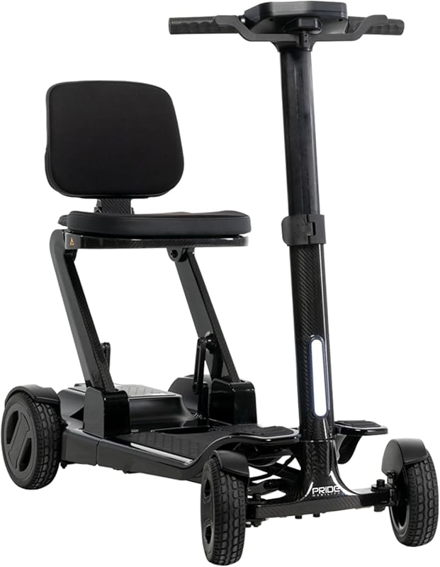 Pride Mobility Go-Go Carbon Travel Lightweight 39 Lbs Foldable Mobilit