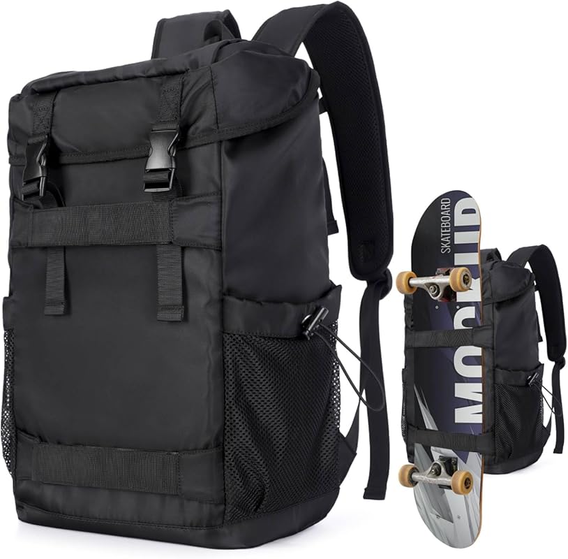 Skateboard Backpack for Men - Gym & Sports Travel College Bag