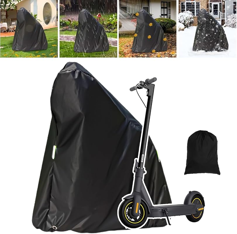 All-Season Waterproof Scooter Cover with Lock Holes & Storage Bag