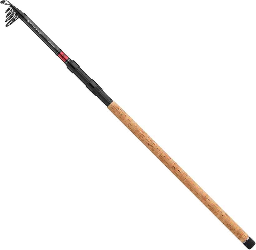 DAIWA Ninja X Tele Telescopic Carp Fishing Rod, Adjustable 6-Section D