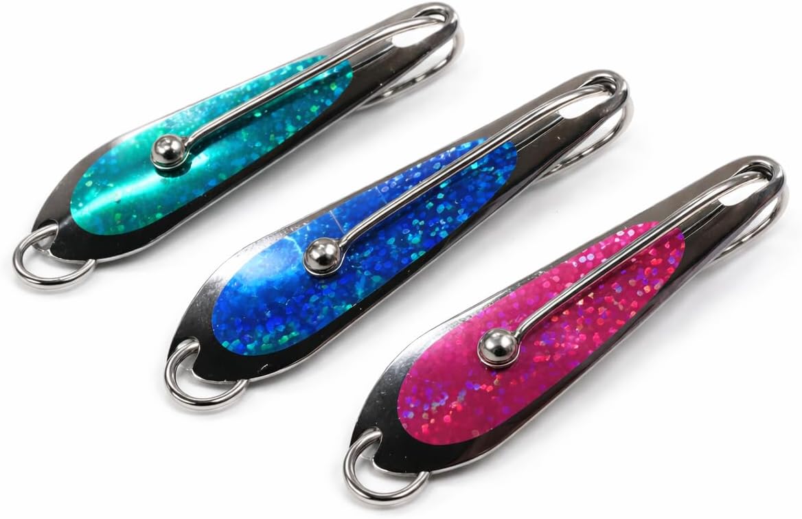 3 Pack Saltwater Trolling Spoons (3