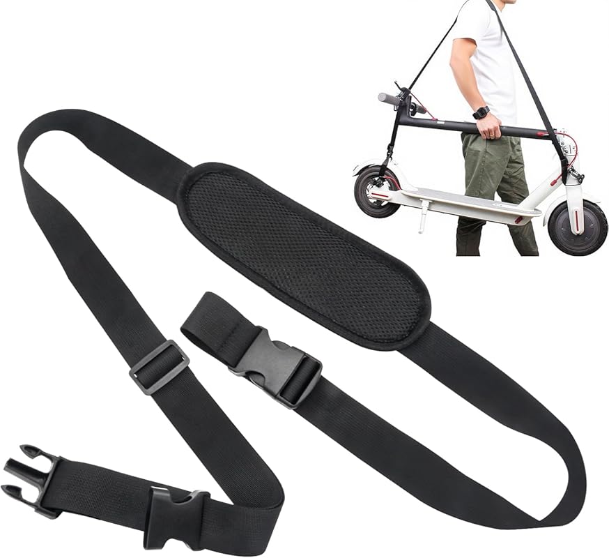 Adjustable Scooter Carry Strap with Quick-Release Buckles & Anti-Slip 