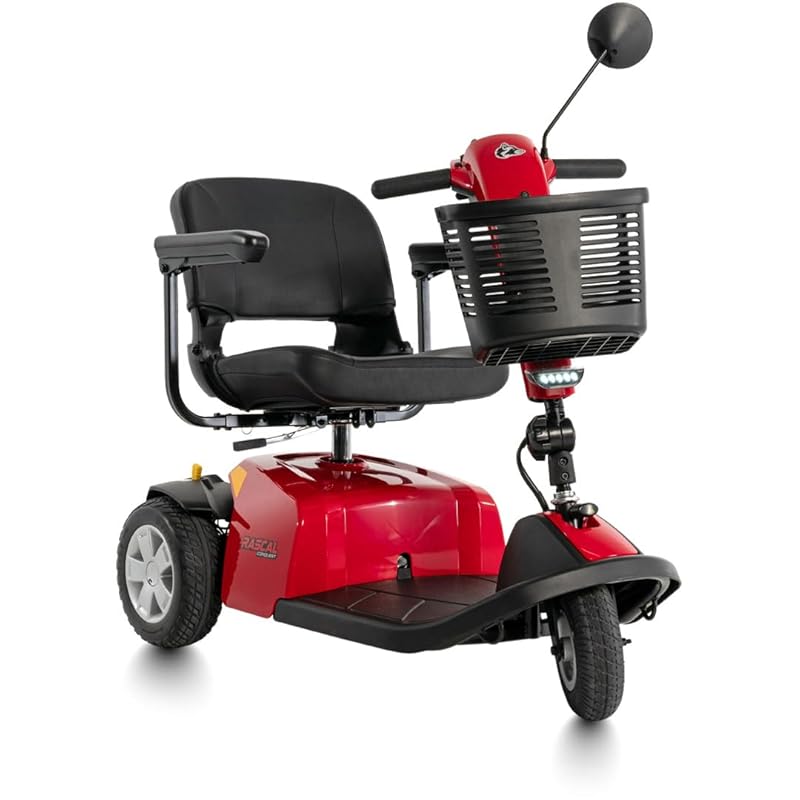 Rascal Conquest 3-Wheel Heavy-Duty Electric Mobility Scooter, Long Ran