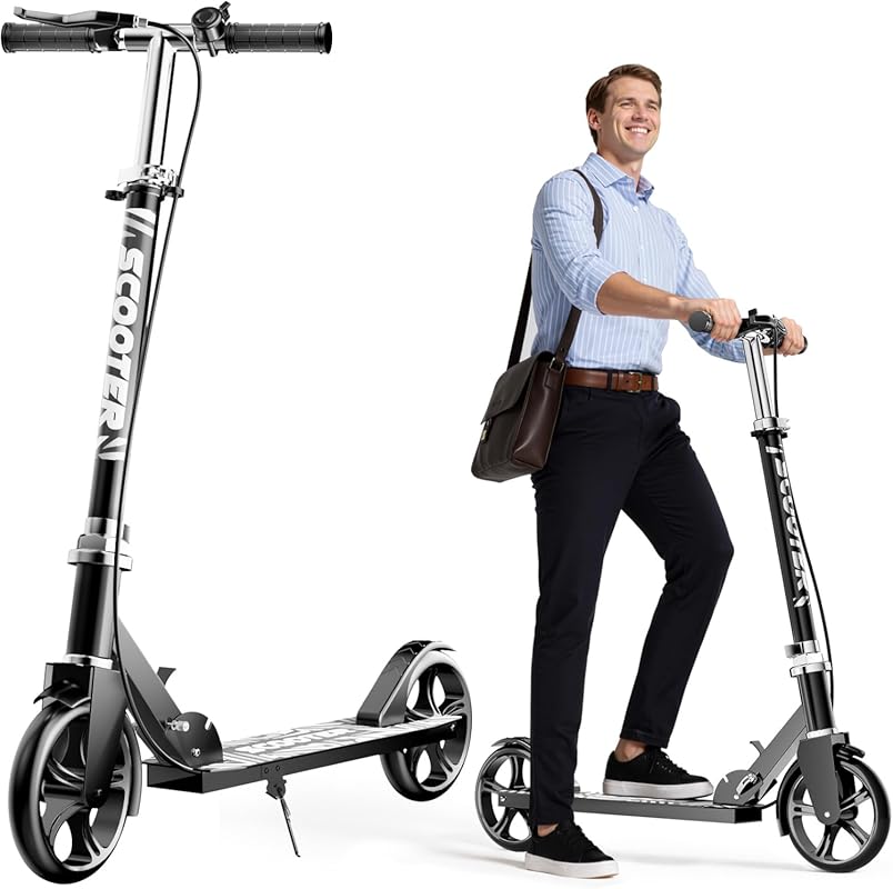 Lightweight Foldable Kick Scooter for Kids 8-12, Teens & Adults with 8