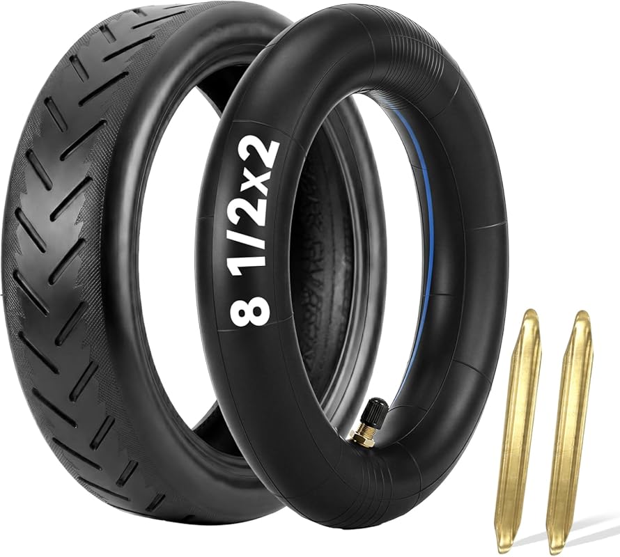 EMERK 8.5×2 Pneumatic Tire & Tube Set for Gotrax GXL V2, Xiaomi M365 &