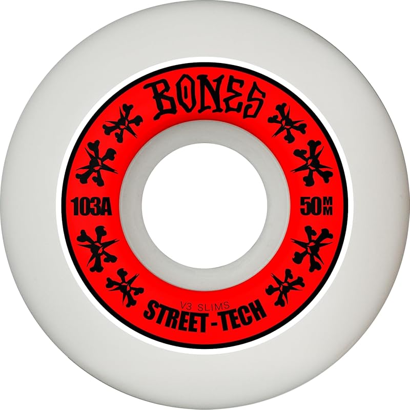 Bones Wheels STF Skateboard Wheels - 99A or 103A Duro, Set of 4
