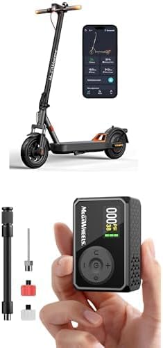600W High-Powered Electric Scooter with Suspension, 10in Tires & App C
