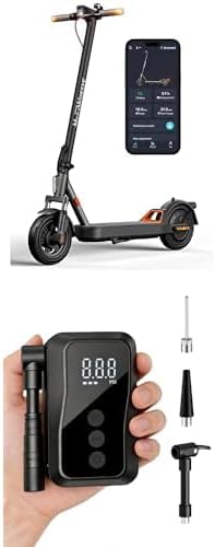 Electric Scooter with Smart APP Control, 19-Mile Range & 10in Tires