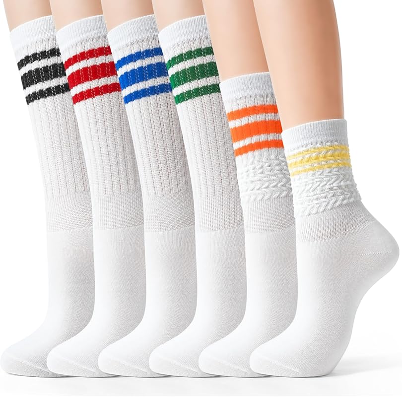 Jeasona Lightweight Cotton Slouch Socks