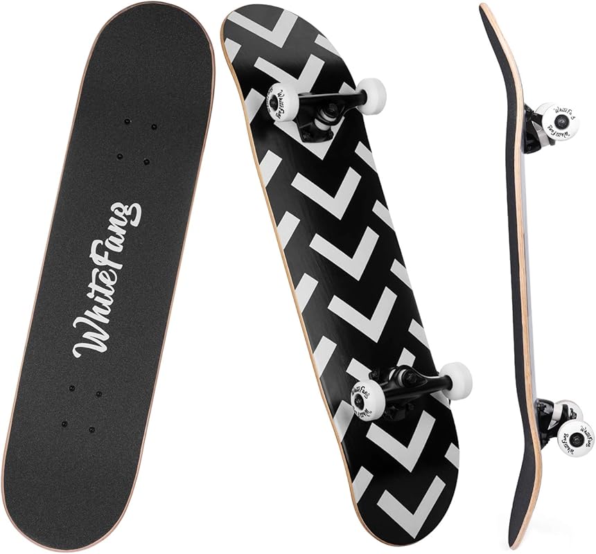 WhiteFang 31-Inch Complete Maple Skateboard