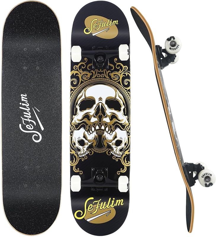 31-Inch Complete Maple Trick Skateboard