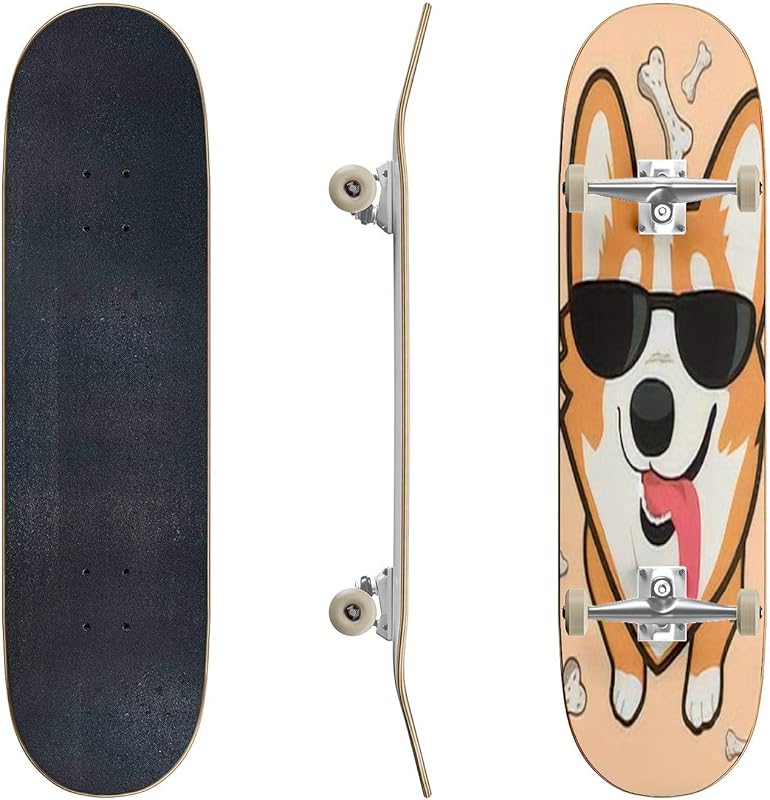 Corgi Skateboard