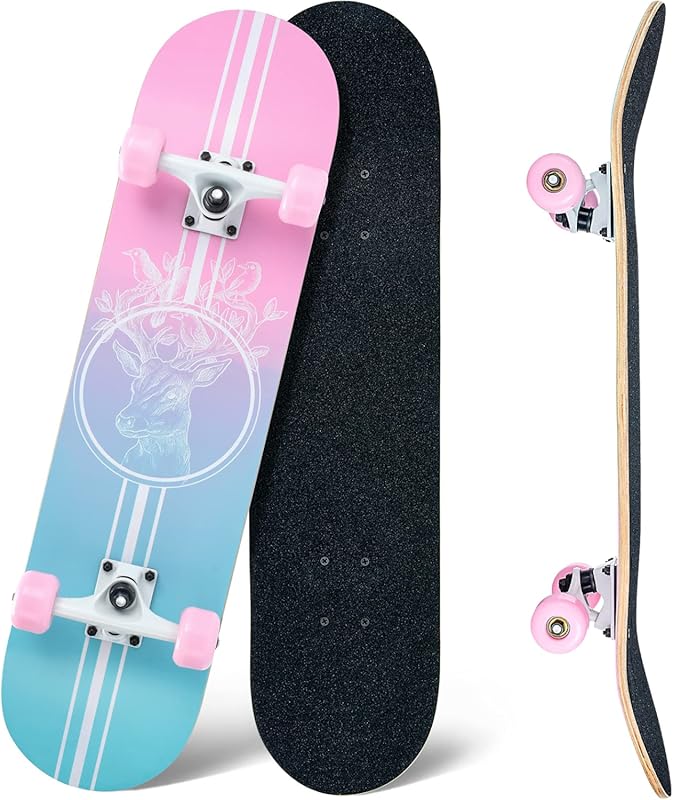 31-Inch 8-Layer Maple Complete Skateboard