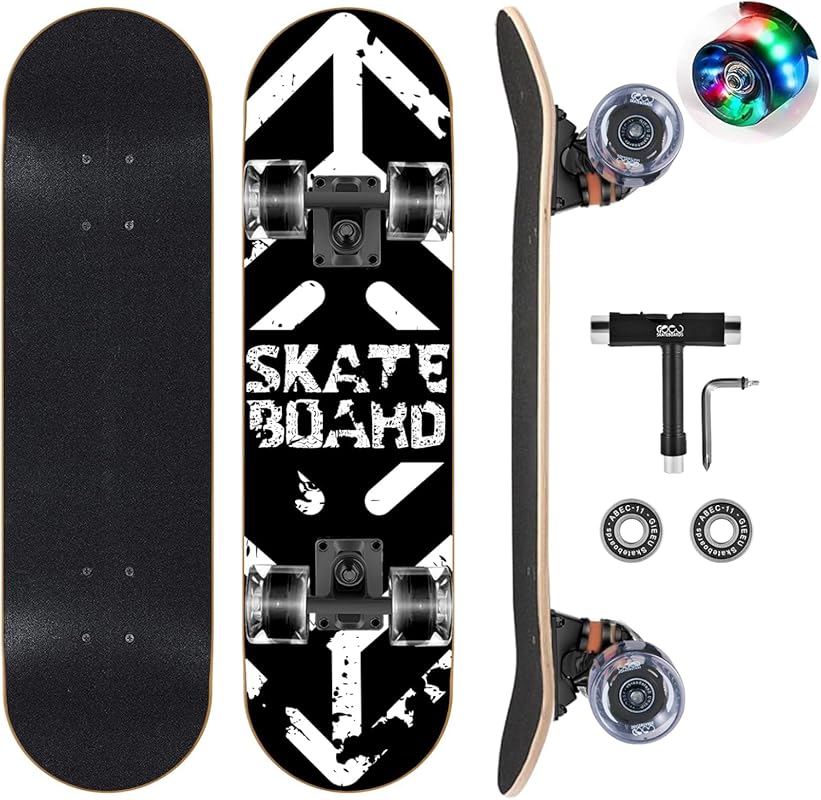 Standard Flashing Wheel Skateboard