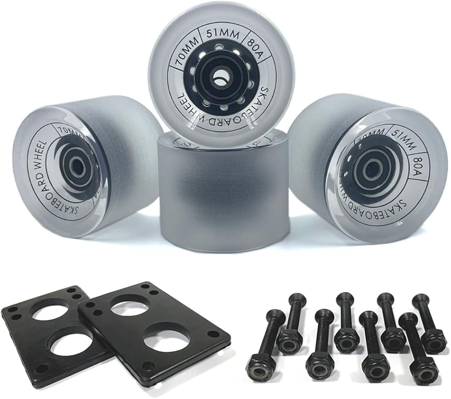 LOOEEL 70mm Longboard Wheels