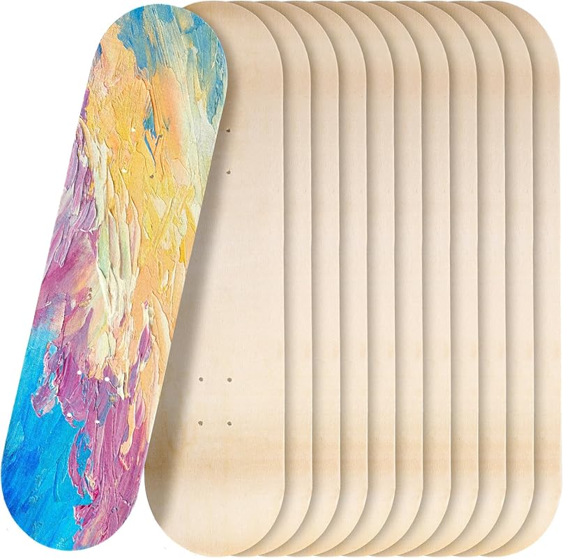 Meooeck 12-Pack Blank Skateboard Decks