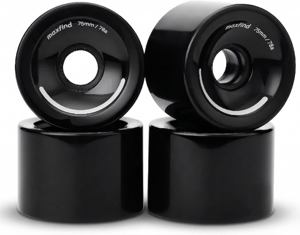 Maxfind 75mm 78A Skateboard Wheels