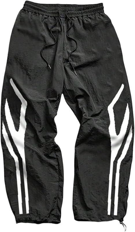 BEAUDRM Y2K Baggy Parachute Pants