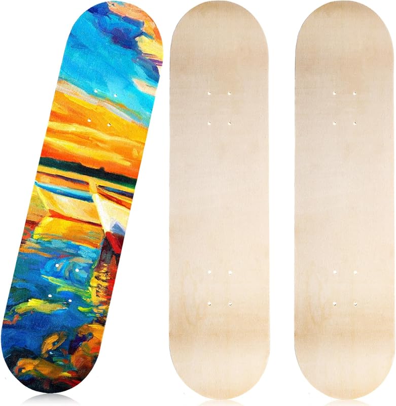 Honoson 3-Pack Blank Skateboard Decks